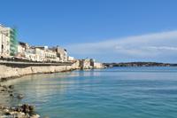 Insel Ortygia (Syrakus) - Blick zum Normannen Kastell