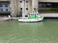 im Hafenbecken von Saint Nazaire