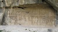 Reliefs in der Tankg-e Choqan-Schlucht