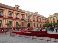 Sevilla, Warten auf die Prozession 