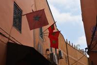 Marokkanische Flaggen