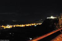 Milazzo - Nächtlicher Blick zu den Äolischen Inseln 