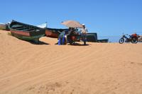 Austernverkäufer in Oualidia