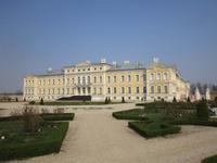 Schloß Rundale Gartenansicht