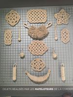 Knotentableau, alte Seilerei Rochefort