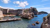 078 Dubrovnik, Bastionen am historischen Hafen