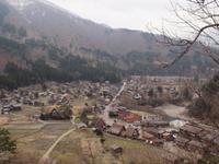 Takayama - Ausflug nach Shirakawa - Blick über das Dorf