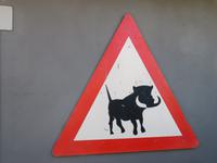 Warnschild...