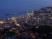 Restaurant Planka - Blick auf Funchal bei Nacht
