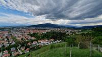 Maribor - Panorama, von Piramidenberg gesehen