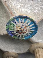 Mosaik im Parc Gu¨ell