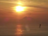 Stromboli beim Sonnenuntergang