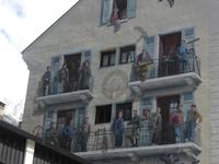 Chamonix - bemaltes Haus