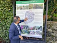 Hier empfängt uns im Botanischen Garten Alfredo unser Inselführer.