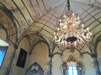 Ein Leuchter aus Muranoglas.