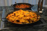 Paella am Abend