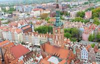 Danzig vom Turm der Marienkirche