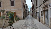 283 Istrien, Porec, malerische Gasse in der Altstadt