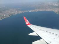kurz vor der Landung in Istanbul