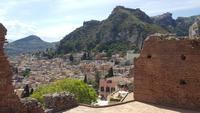 Blick auf Taormina