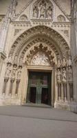 Eingangsportal der Kathedrale von Zagreb