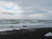 Hier treiben die Gletscherblöcke ins Meer