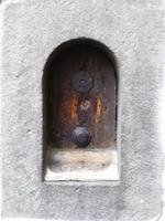 Weinausgabe des Mittelalters in der Stadt
