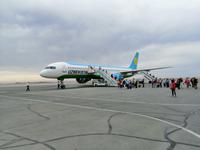 Nach der Landung in Urgentsch