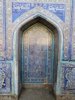 Verzierungen an einer Tür in Chiwa