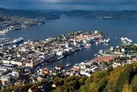103 Norwegen, Blick auf Bergen