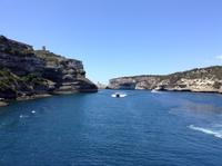 Die Hafeneinfahrt von Bonifacio