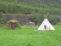 045 Lappengamme und -zelt