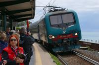 Einfahrt Zug nach Vernazza