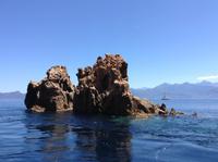 Auf unserer Bootsfahrt in der Calanche