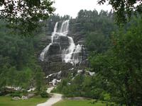 102 Norwegen, Tvindefoss-Wasserfall