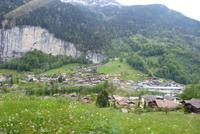 Fahrt mit der Wengenbahn nach Lauterbrunnen
