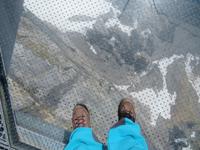 Auf dem Schilthorn - Birg - auf dem Skywalk