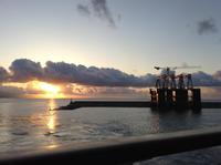 Sonnenaufgang vor Savona