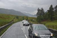 Panoramafahrt im Regen