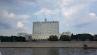 Moskau, Ausflugsschiff beim 