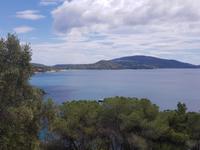 Blick auf das Meer von der Insel Elba aus