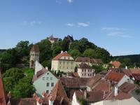 Blick zur Bergkirche in Sighisoara