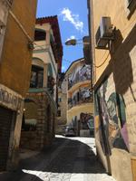 Gasse mit Murales in Orgosolo