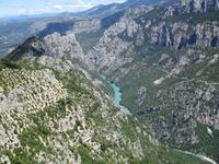 Blick in die Schlucht des Verdon
