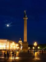 2. Tag St. Petersburg bei Nacht - Der Schlossplatz