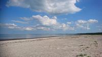 Der Strand in Koge, hinter dem Hotel, Dänemark