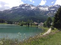 am St. Moritz See