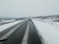 Schneefall nach dem Kapp