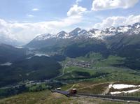 Blick vom Muragle auf die Seenplatte