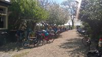 Radtour von Rotterdam bis Schoonhoven: im Bauern-Café bei Brandwijk